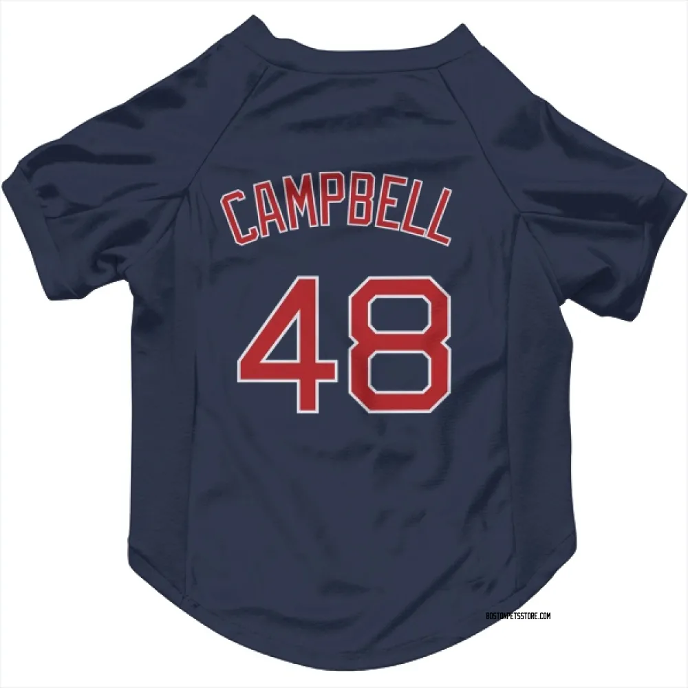 Boston Red Sox Isaiah Campbell Navy Pet Jersey for Dog & Cat