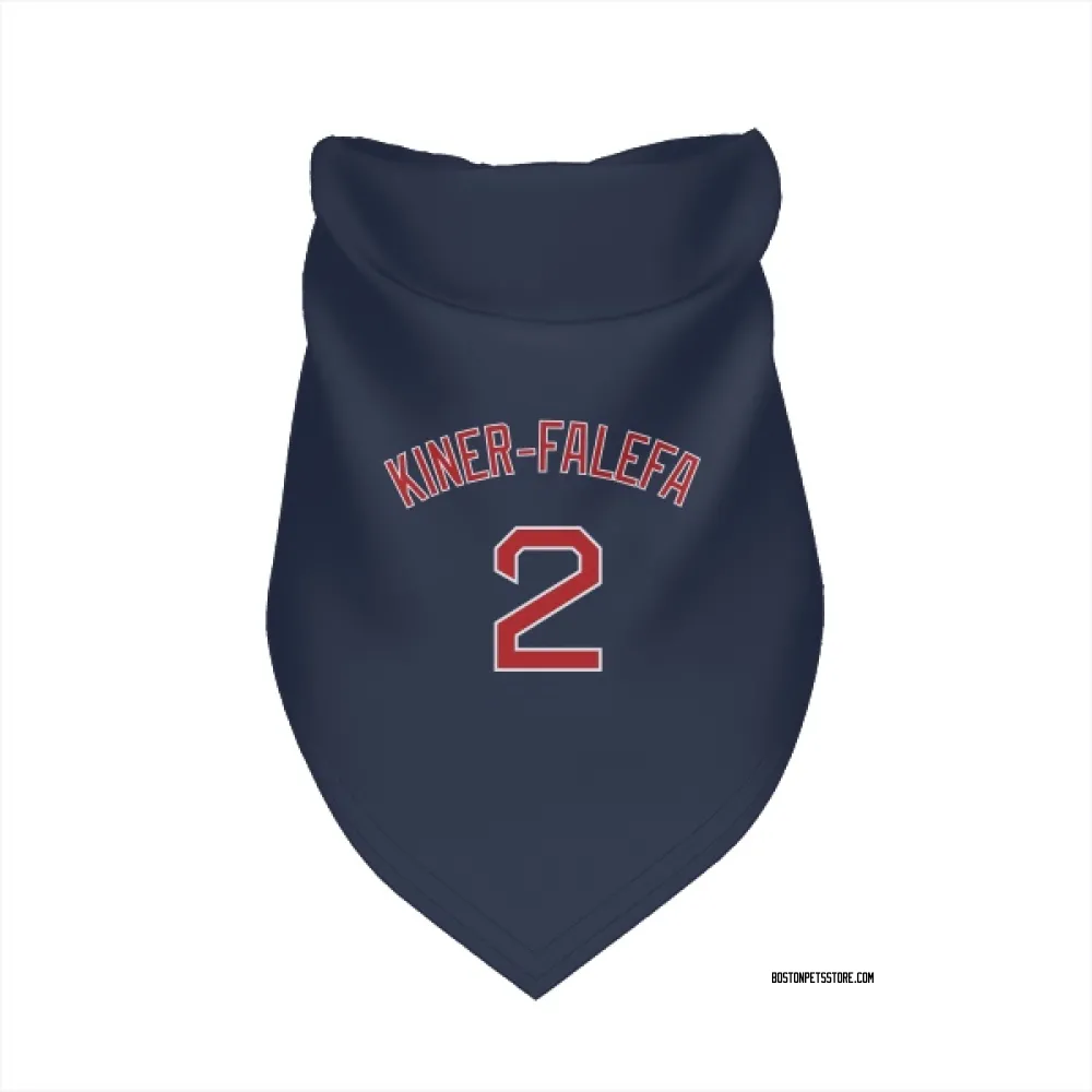 Boston Red Sox Isiah Kiner-Falefa Navy Pet Bandana for Dog & Cat