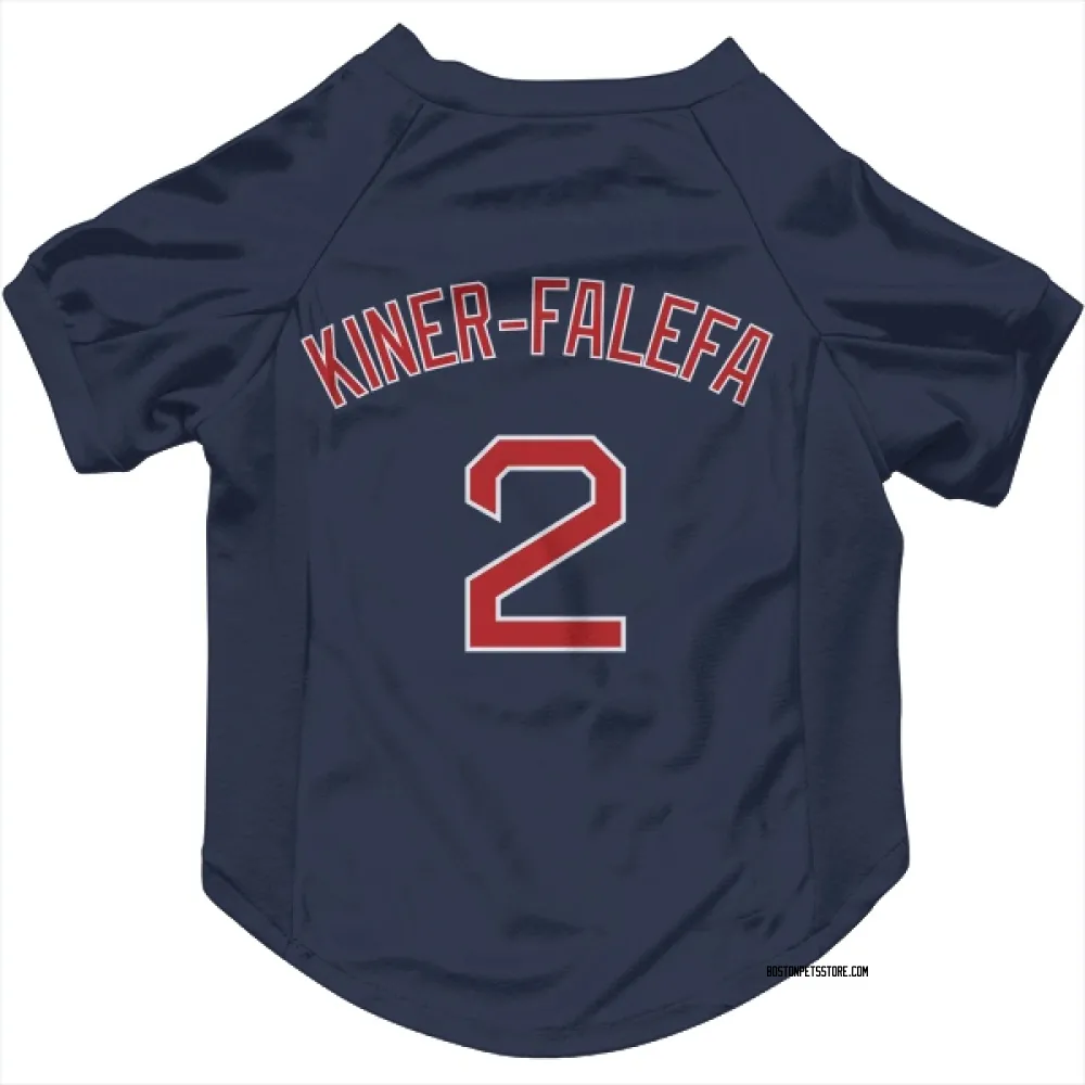 Boston Red Sox Isiah Kiner-Falefa Navy Pet Jersey for Dog & Cat