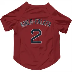 Boston Red Sox Isiah Kiner-Falefa Red Pet Jersey for Dog & Cat