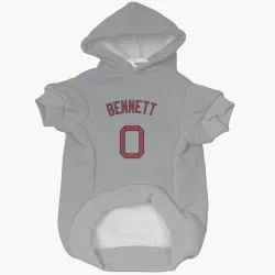 Boston Red Sox Jake Bennett Gray Pet Hoodie for Dog & Cat