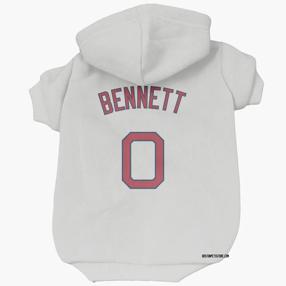 Boston Red Sox Jake Bennett White Pet Hoodie for Dog & Cat
