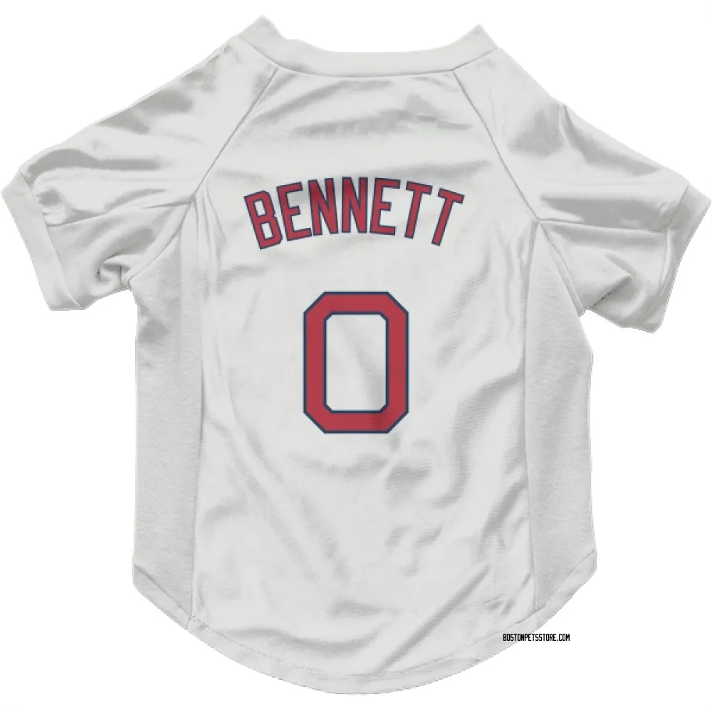 Boston Red Sox Jake Bennett White Pet Jersey for Dog & Cat