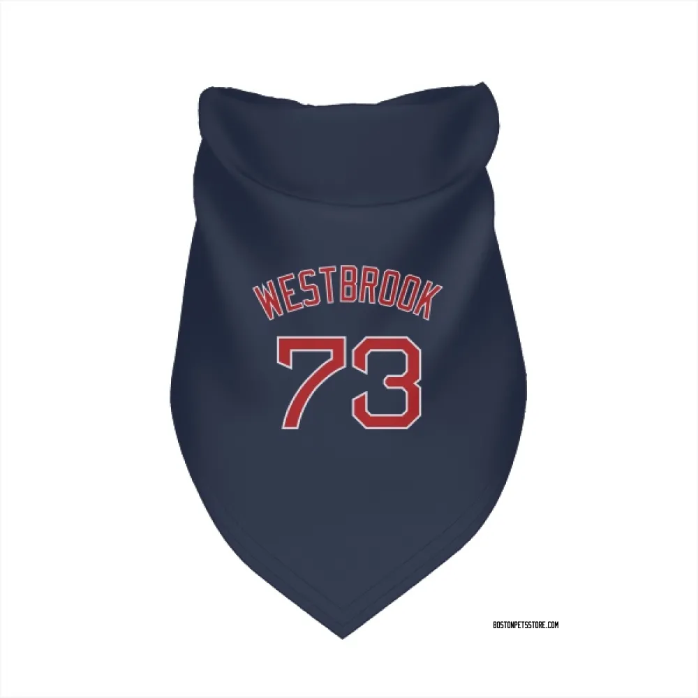 Boston Red Sox Jamie Westbrook Navy Pet Bandana for Dog & Cat