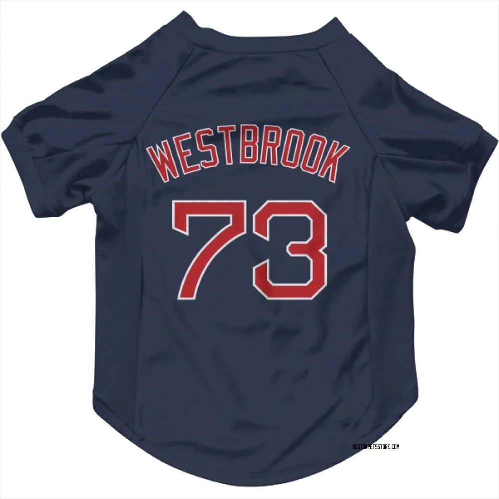 Boston Red Sox Jamie Westbrook Navy Pet Jersey for Dog & Cat