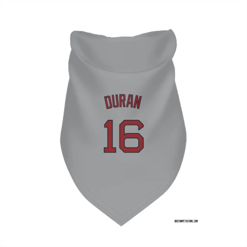 Boston Red Sox Jarren Duran Gray Pet Bandana for Dog & Cat