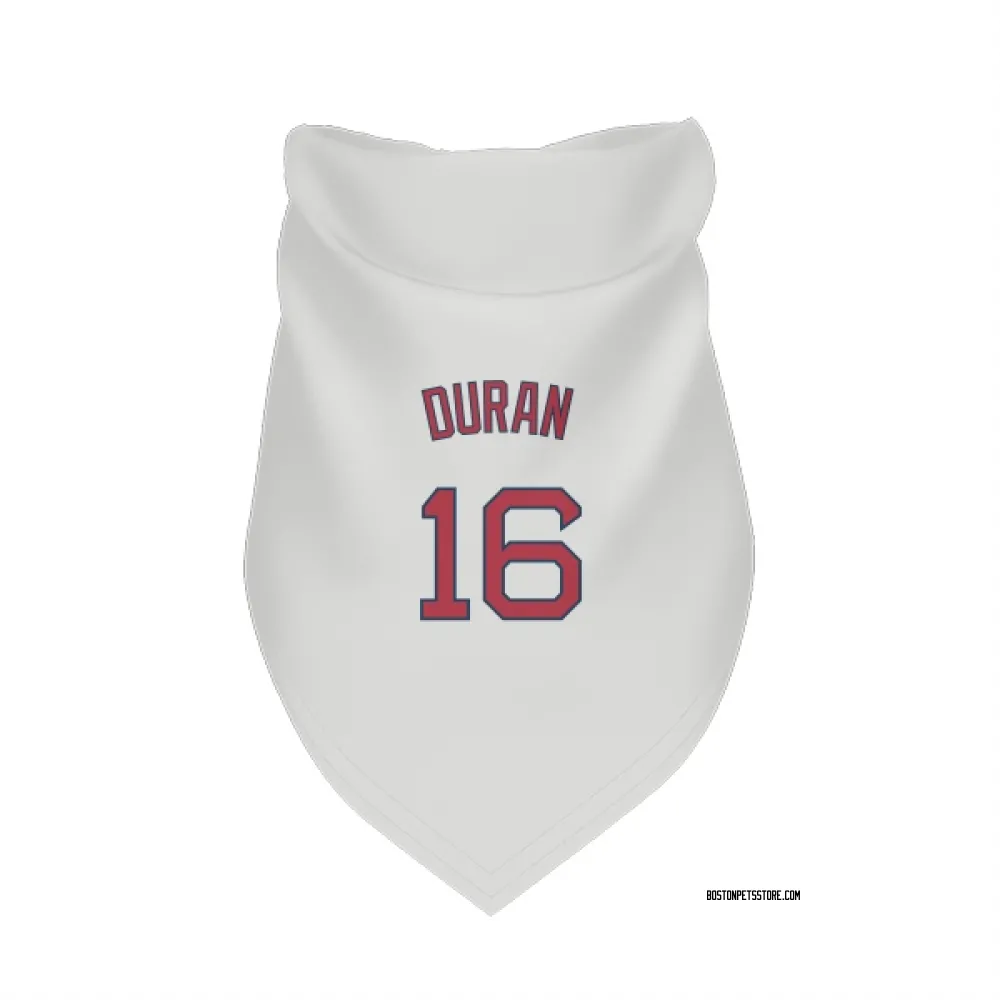 Boston Red Sox Jarren Duran White Pet Bandana for Dog & Cat