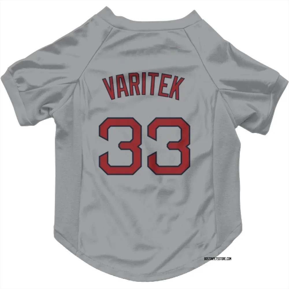 Boston Red Sox Jason Varitek Gray Pet Jersey for Dog & Cat
