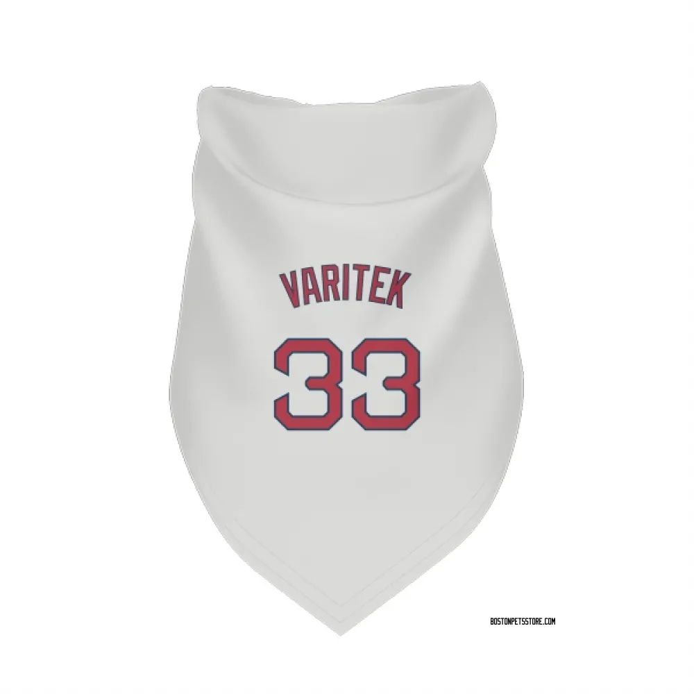 Boston Red Sox Jason Varitek White Pet Bandana for Dog & Cat