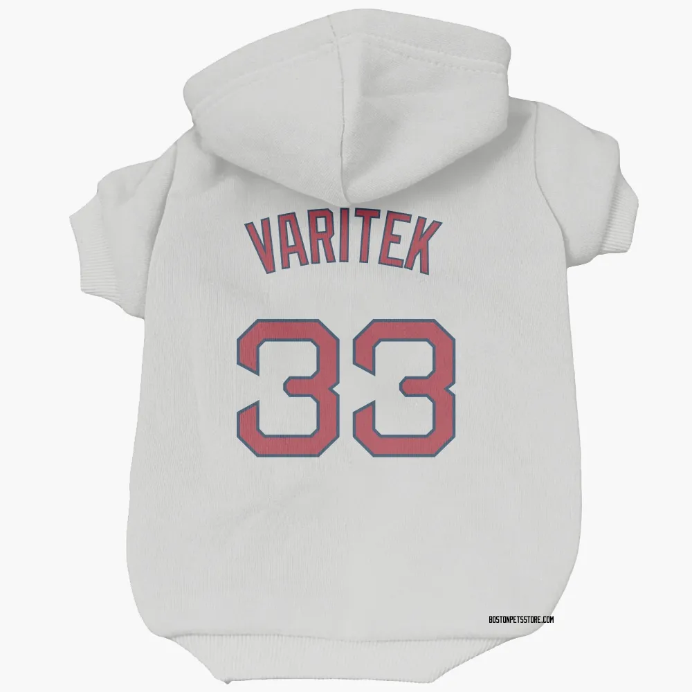 Boston Red Sox Jason Varitek White Pet Hoodie for Dog & Cat