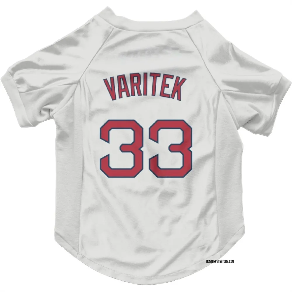 Boston Red Sox Jason Varitek White Pet Jersey for Dog & Cat