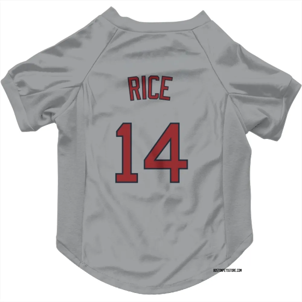 Boston Red Sox Jim Rice Gray Pet Jersey for Dog & Cat