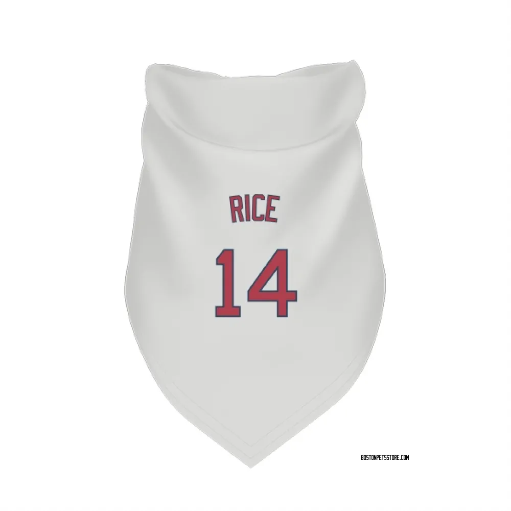 Boston Red Sox Jim Rice White Pet Bandana for Dog & Cat