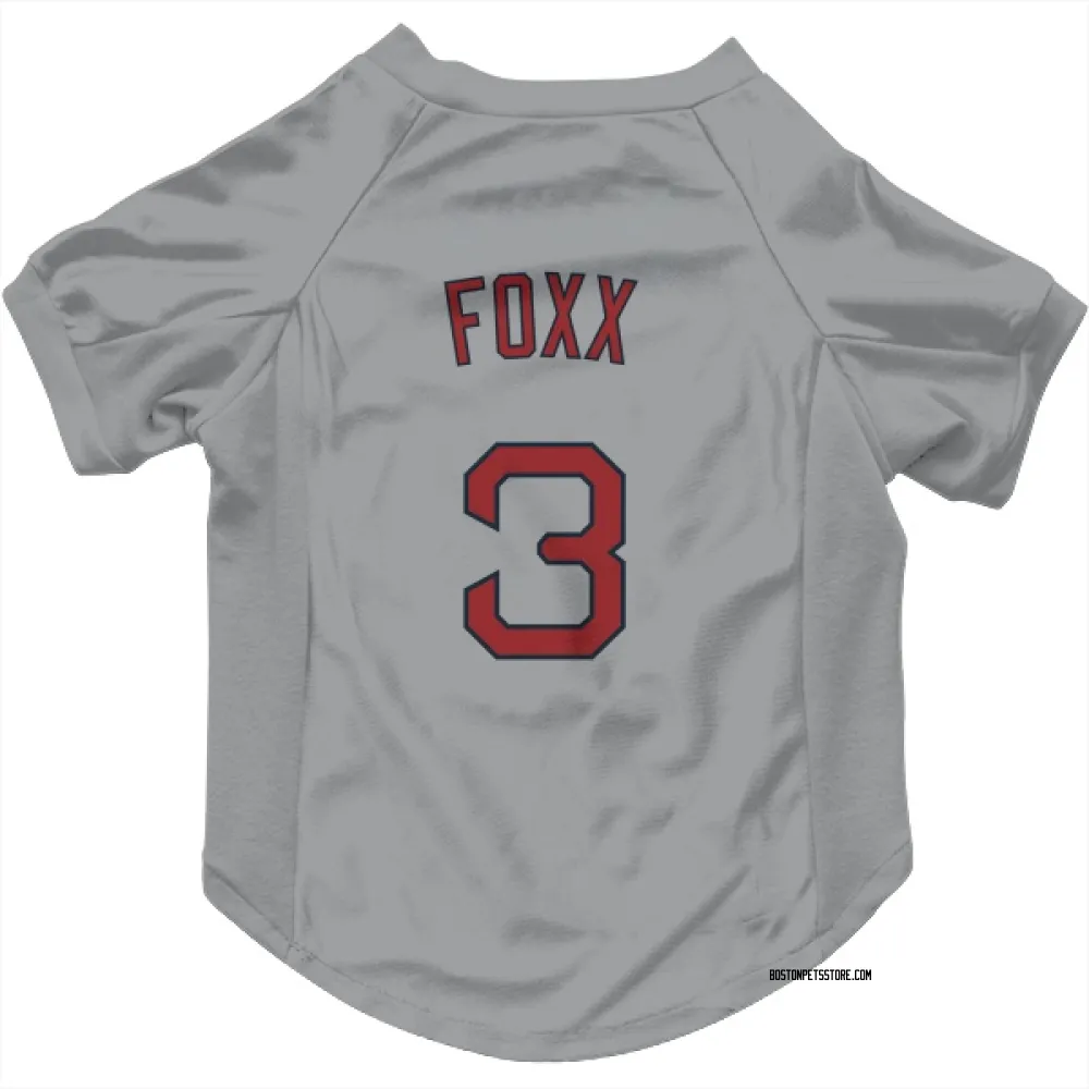 Boston Red Sox Jimmie Foxx Gray Pet Jersey for Dog & Cat