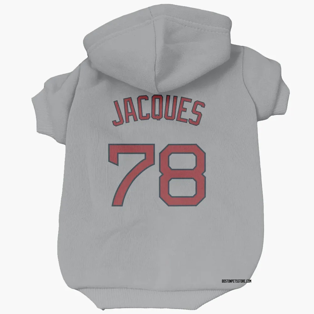 Boston Red Sox Joe Jacques Gray Pet Hoodie for Dog & Cat