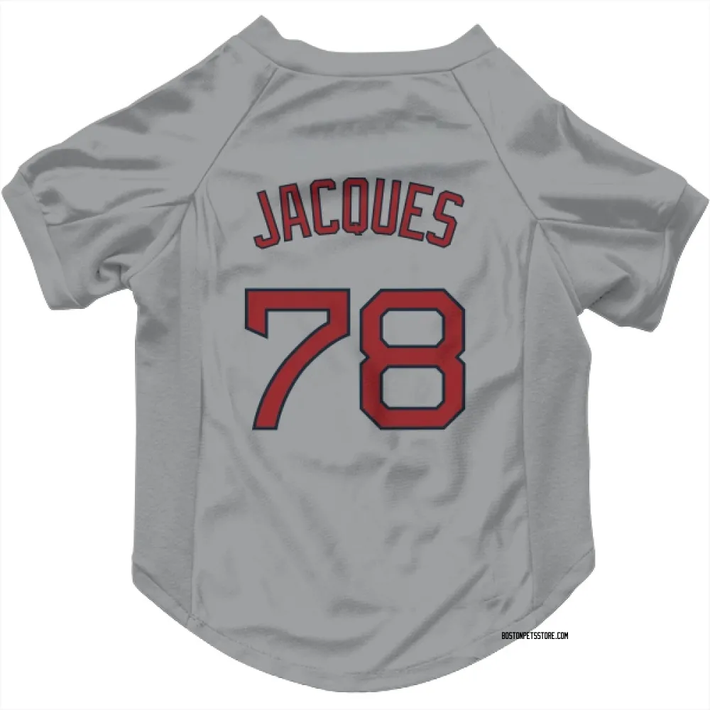 Boston Red Sox Joe Jacques Gray Pet Jersey for Dog & Cat