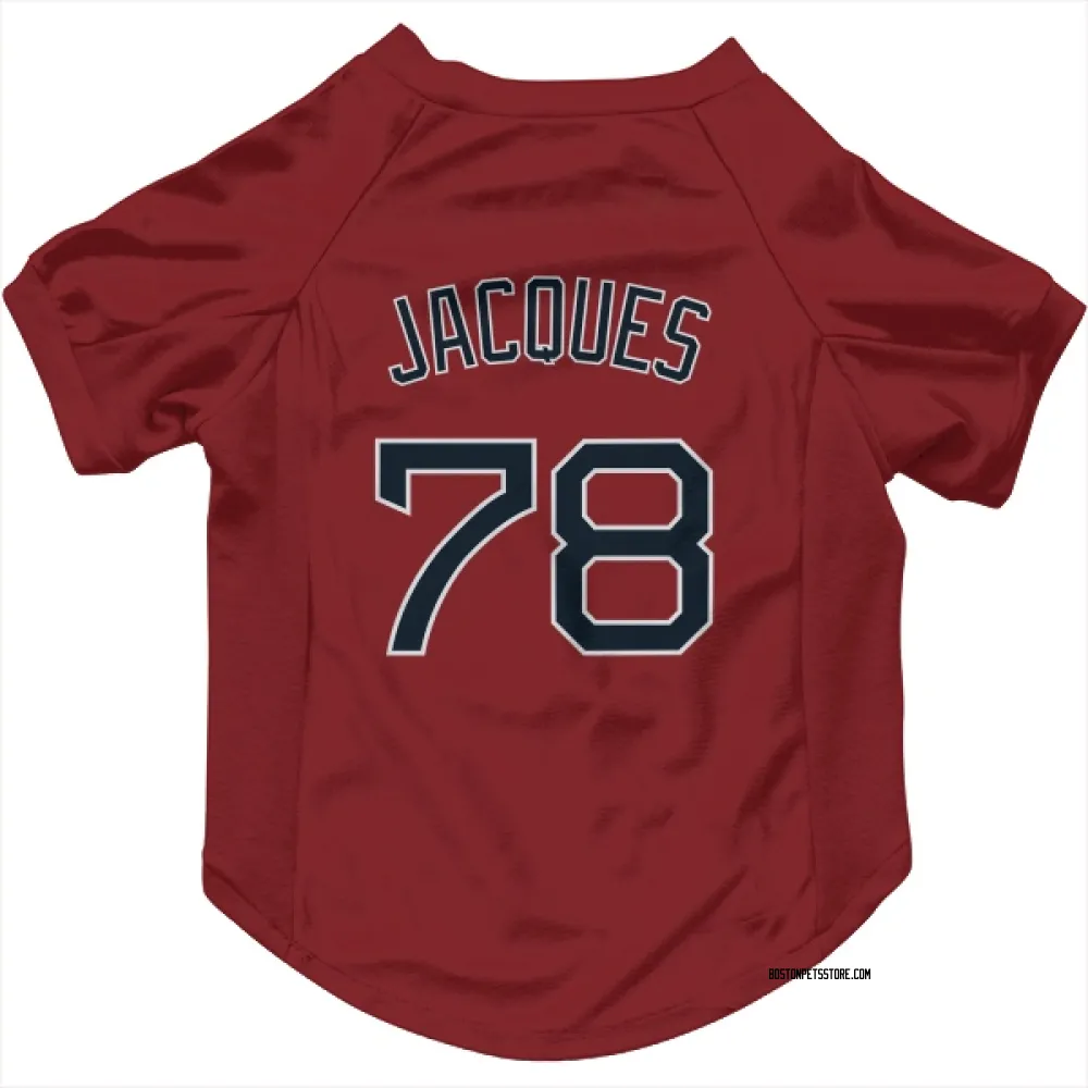 Boston Red Sox Joe Jacques Red Pet Jersey for Dog & Cat
