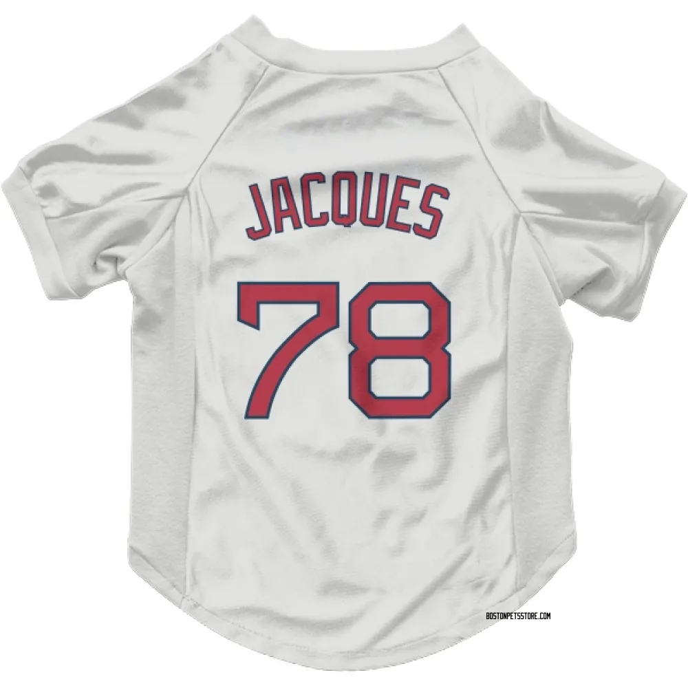 Boston Red Sox Joe Jacques White Pet Jersey for Dog & Cat