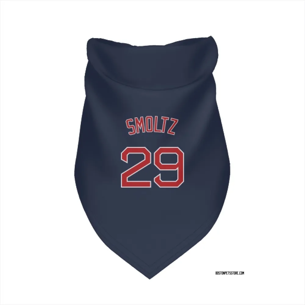 Boston Red Sox John Smoltz Navy Pet Bandana for Dog & Cat
