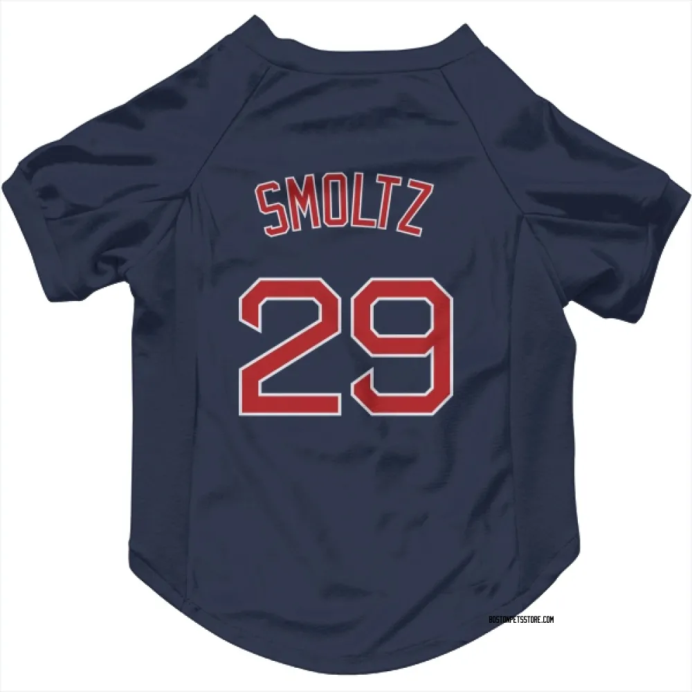 Boston Red Sox John Smoltz Navy Pet Jersey for Dog & Cat