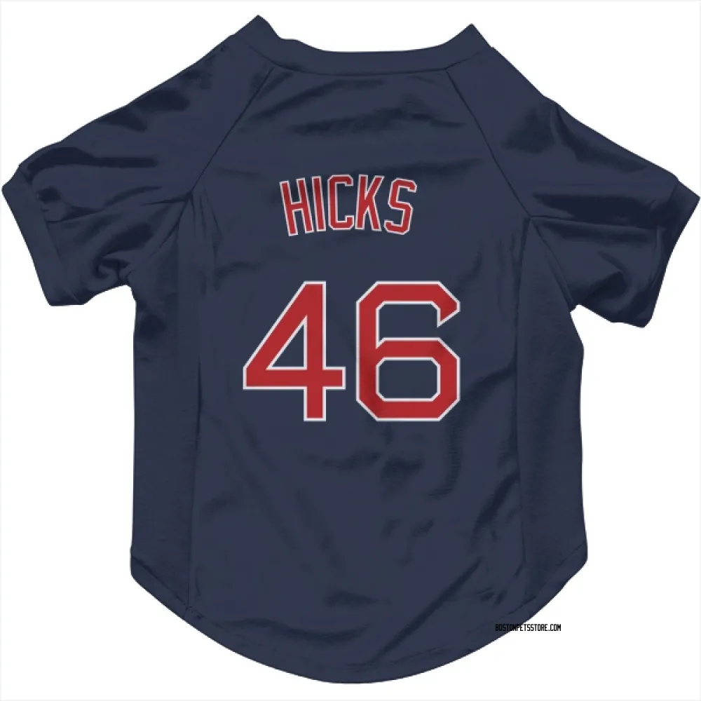Boston Red Sox Jordan Hicks Navy Pet Jersey for Dog & Cat