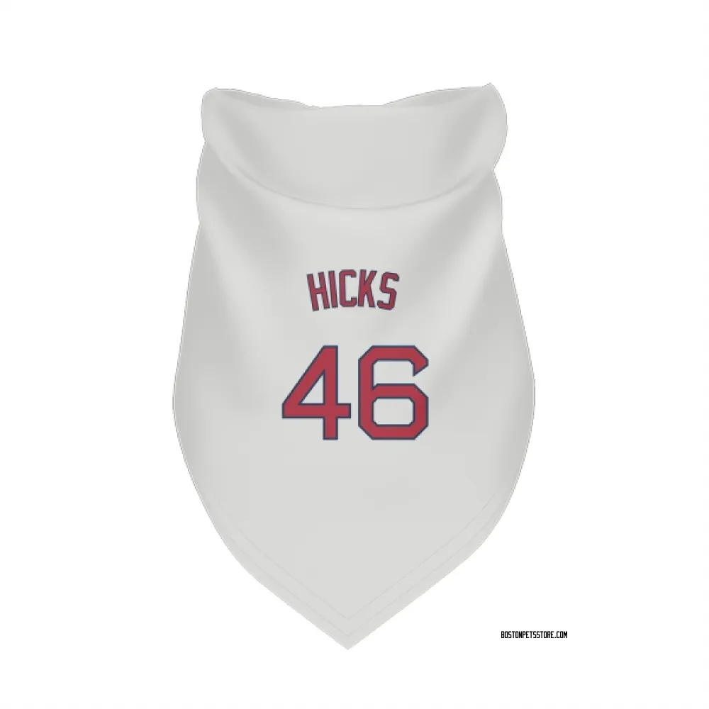 Boston Red Sox Jordan Hicks White Pet Bandana for Dog & Cat
