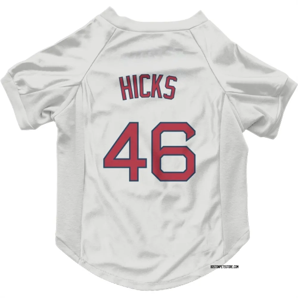 Boston Red Sox Jordan Hicks White Pet Jersey for Dog & Cat