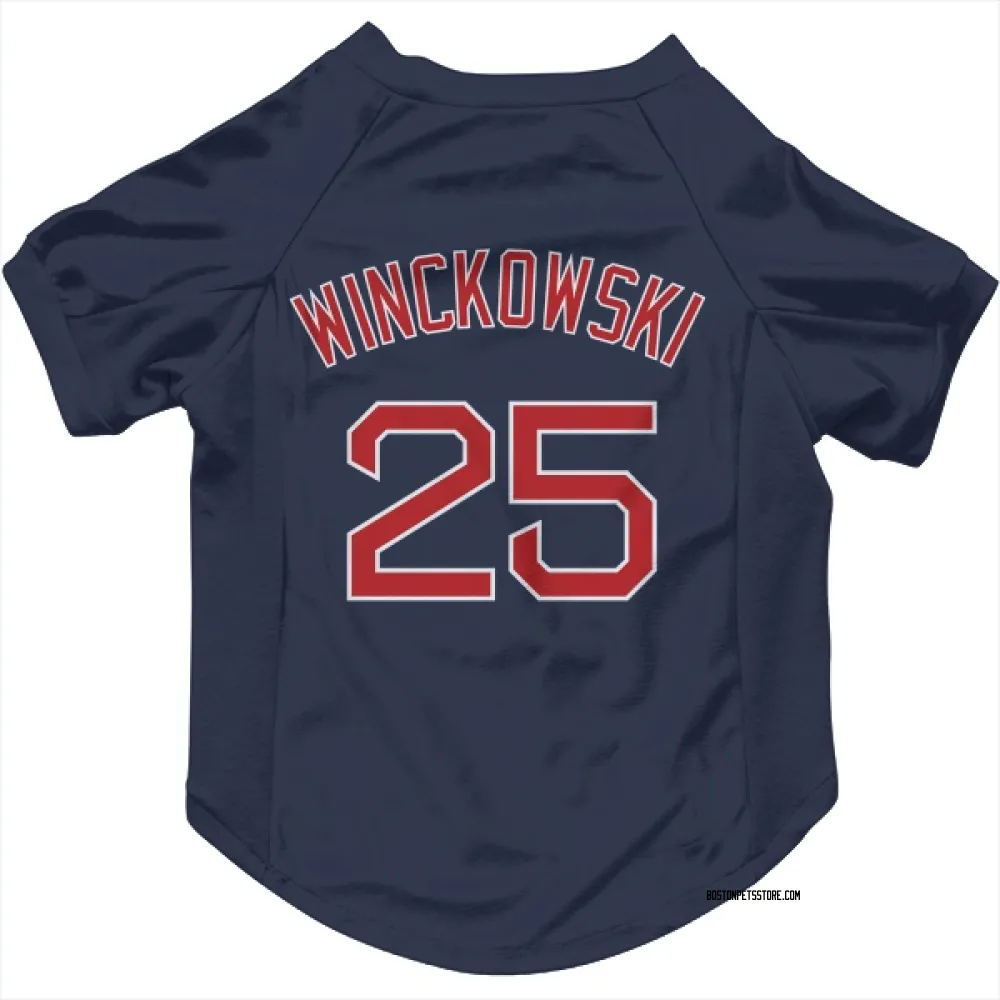 Boston Red Sox Josh Winckowski Navy Pet Jersey for Dog & Cat