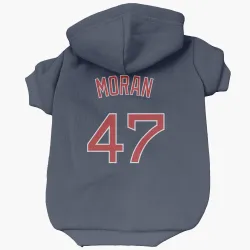 Boston Red Sox Jovani Moran Navy Pet Hoodie for Dog & Cat