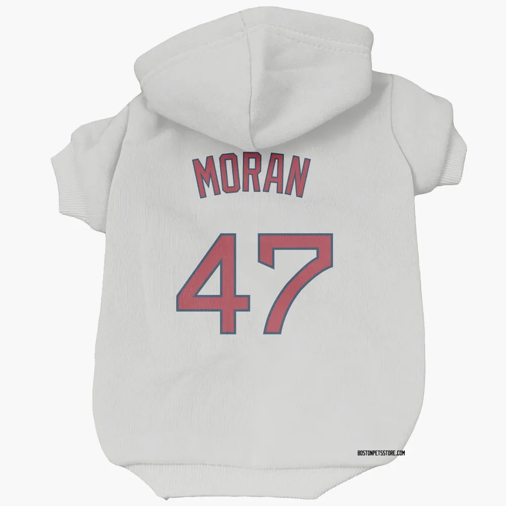 Boston Red Sox Jovani Moran White Pet Hoodie for Dog & Cat