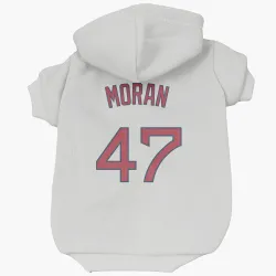 Boston Red Sox Jovani Moran White Pet Hoodie for Dog & Cat