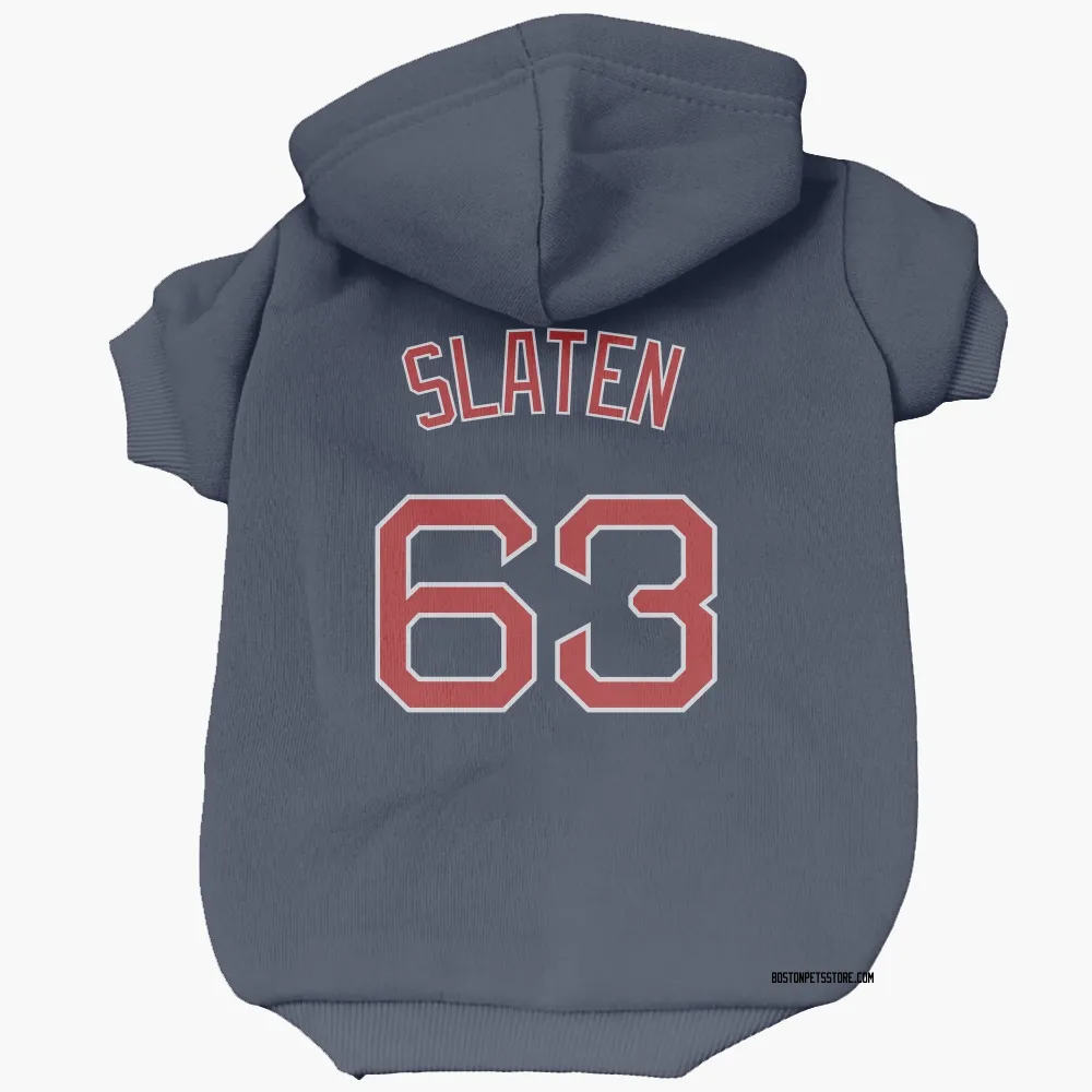 Boston Red Sox Justin Slaten Navy Pet Hoodie for Dog & Cat
