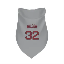 Boston Red Sox Justin Wilson Gray Pet Bandana for Dog & Cat