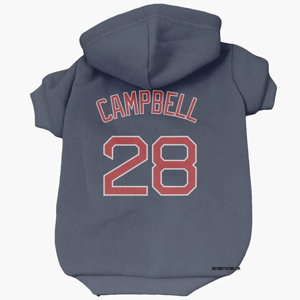 Boston Red Sox Kristian Campbell Navy Pet Hoodie for Dog & Cat