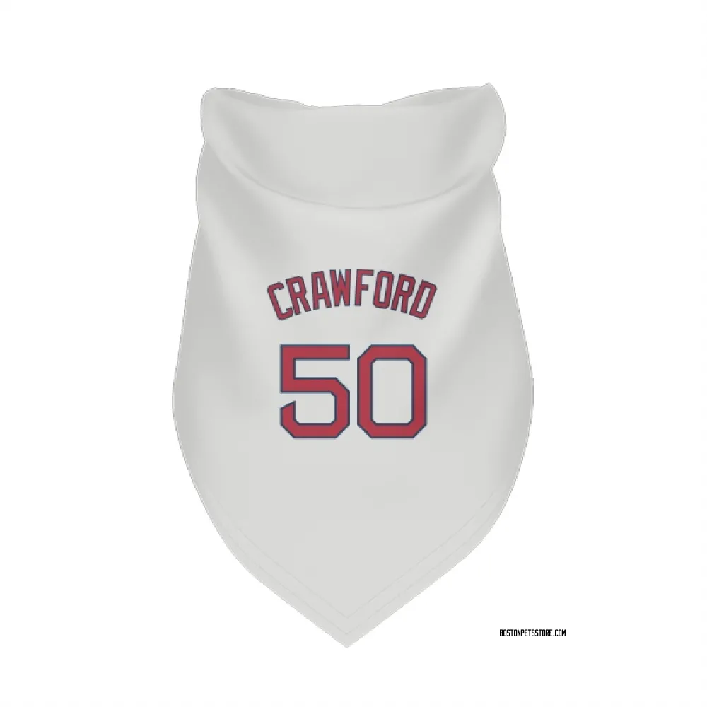 Boston Red Sox Kutter Crawford White Pet Bandana for Dog & Cat
