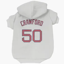 Boston Red Sox Kutter Crawford White Pet Hoodie for Dog & Cat
