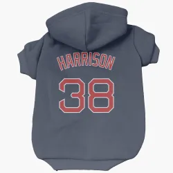 Boston Red Sox Kyle Harrison Navy Pet Hoodie for Dog & Cat
