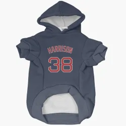 Boston Red Sox Kyle Harrison Navy Pet Hoodie for Dog & Cat