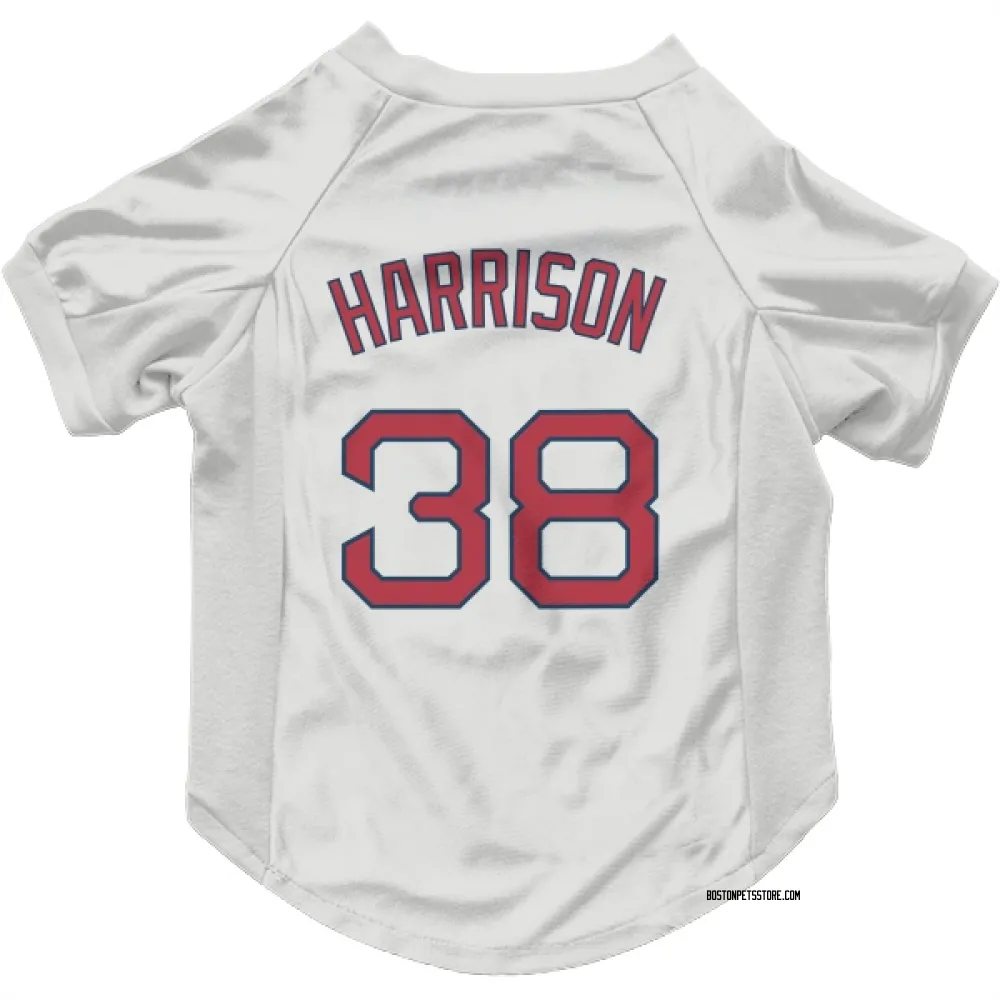 Boston Red Sox Kyle Harrison White Pet Jersey for Dog & Cat