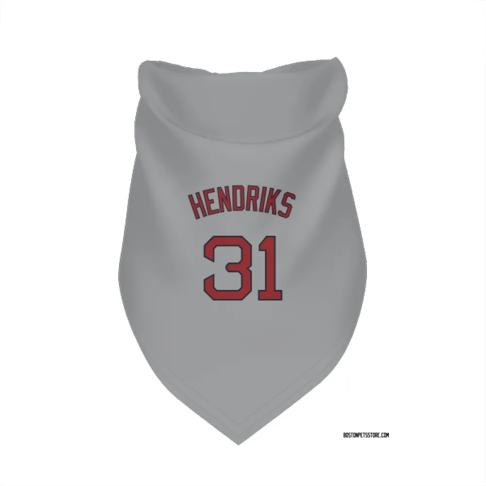 Boston Red Sox Liam Hendriks Gray Pet Bandana for Dog & Cat