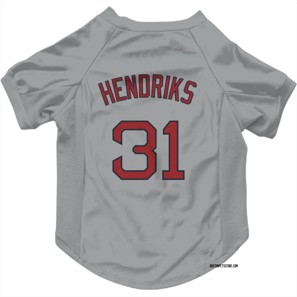 Boston Red Sox Liam Hendriks Gray Pet Jersey for Dog & Cat