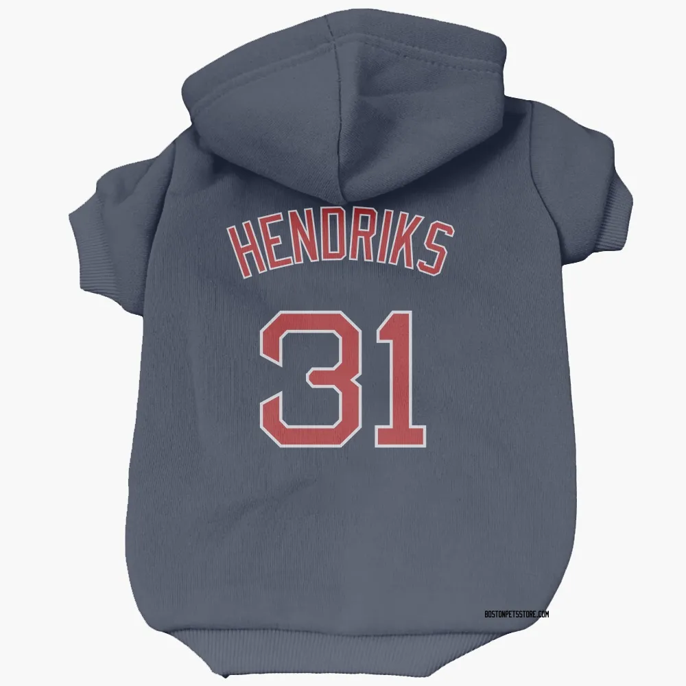 Boston Red Sox Liam Hendriks Navy Pet Hoodie for Dog & Cat