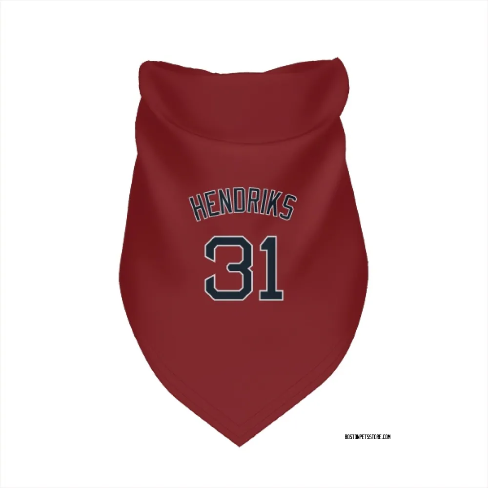 Boston Red Sox Liam Hendriks Red Pet Bandana for Dog & Cat