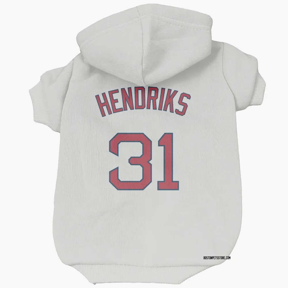 Boston Red Sox Liam Hendriks White Pet Hoodie for Dog & Cat