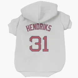 Boston Red Sox Liam Hendriks White Pet Hoodie for Dog & Cat