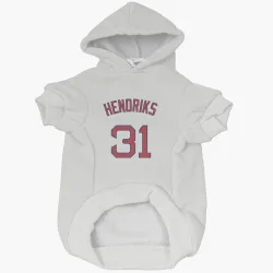 Boston Red Sox Liam Hendriks White Pet Hoodie for Dog & Cat