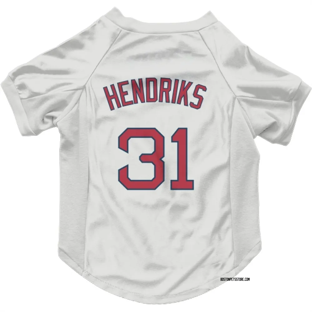 Boston Red Sox Liam Hendriks White Pet Jersey for Dog & Cat