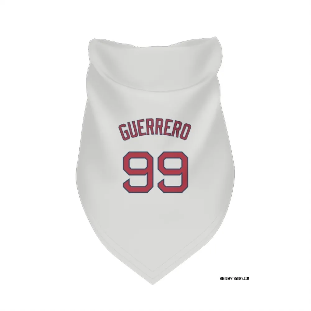 Boston Red Sox Luis Guerrero White Pet Bandana for Dog & Cat