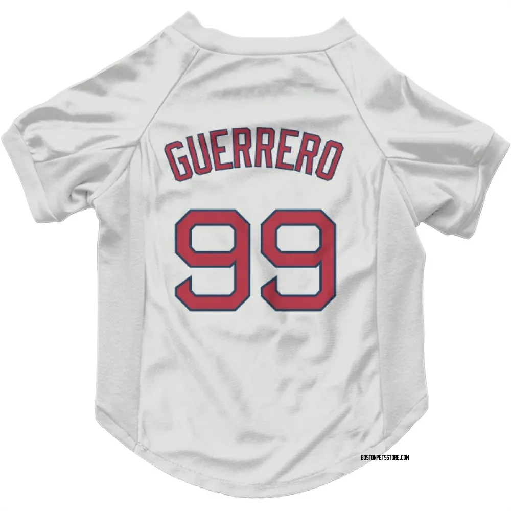 Boston Red Sox Luis Guerrero White Pet Jersey for Dog & Cat
