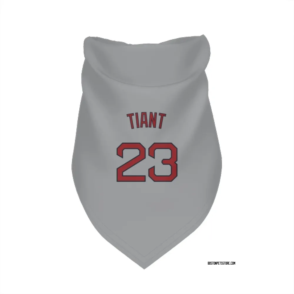 Boston Red Sox Luis Tiant Gray Pet Bandana for Dog & Cat